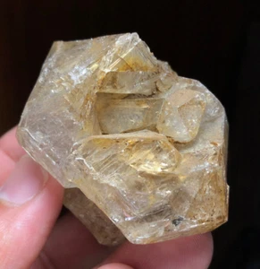 115 Grams Rare Window Quartz Elestial Fenster with Clay Inclusion - Picture 1 of 7