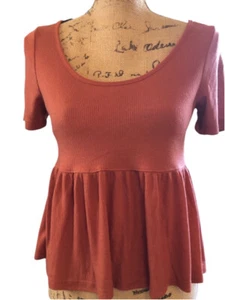 Cotton:On Copper Babydoll Tee, Size S/P - Picture 1 of 4
