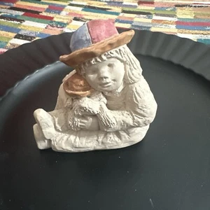 Austin Skulptur helle Augen - "Puppy Love" von Dee Crowley 1994 EUC - Bild 1 von 4