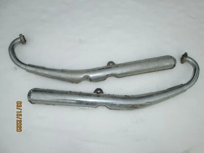 SILENCIADOR TUBO ESCAPE MOTOCICLETA SUZUKI GT380 AÑOS 70 EXTERIOR ORIGINAL ORIGINAL Foto 1 de 4