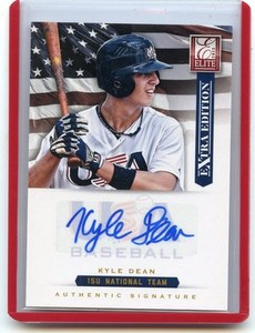 2012 ELITE EXTRA EDITION #8 KYLE DEAN AUTOGRAPH ROOKIE RC #28/125, USA