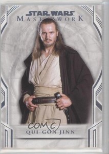 2018 Topps Star Wars Masterwork Qui-Gon Jinn #4 e6j