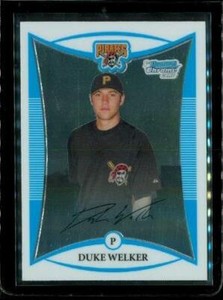 2008 Bowman Chrome Prospects Baseball Card BCP238 DUKE WELKER Pittsburgh Pirates