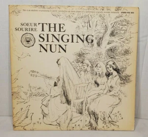 Soeur Sourire The Singing Nun LP Storybook Watercolor Sketches Included PPC603 - Picture 1 of 7