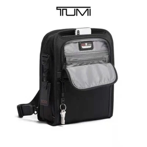 TUMI Alpha 3 Medium Travel Tote Black 2203117 Shoulder Bag Popular Model Black - Picture 1 of 24