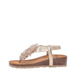SCARPE SANDALO DONNA IGIECO IGI E CO 5198422 PELLE PLATINO ORIGINALE PE 2020 - Picture 1 of 6