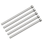 Straight Ejector Pins, 7mm Dia 65Mn Steel Round Tip Punch 150 Long 5Pcs