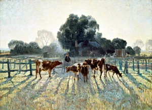 Spring Frost by Elioth Gruner Art Print - Picture 1 of 4