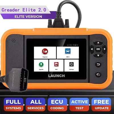 Launch Creader Elite 2.0 Car Diagnostic Tool Scanner ABS For Ford GM Chrysler FGC - Image 1 of 4