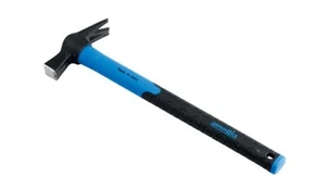 Martello carpentiere 300 Gr calamitato con manico fibra da 39 Cm Ausonia - Foto 1 di 1