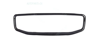 Marco de parrilla delantera exterior ABS negro brillante 1 pieza para Volvo XC60 2018-2024 Foto 1 de 4