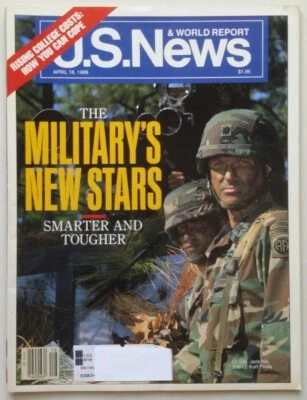 "MILITARY'S NEW STARS" April 1988 - U.S. News and World Report  Foto 1 de 4