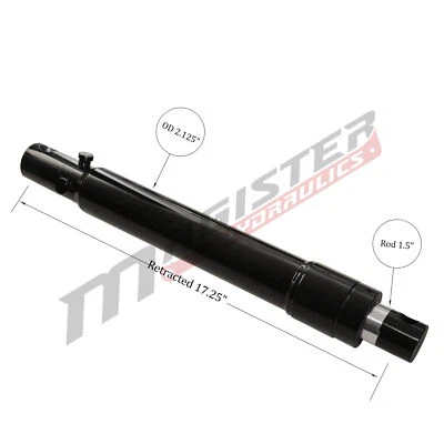 Snow Plow Cylinder 1.5" Bore 10" Stroke Snowplow replacement Fisher and Diamond - Image 1 of 4