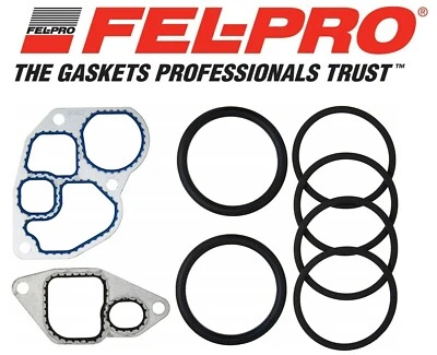1994.5-2003 Ford 7.3 7.3L Powerstroke Diesel Fel-Pro Oil Cooler Gasket Oring Kit - Image 1 of 4