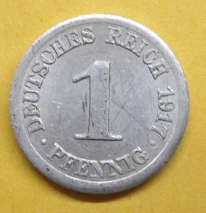1917-J Germany 1 Pfennig Take a Look - Picture 1 of 2