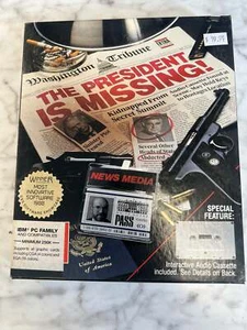 The President is Missing PC Game In Box with cassette PC73024 - Picture 1 of 3