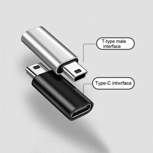 1x USB C to Mini USB 2.0 Adapter Type C Female to Mini USB Male Converts adapter
