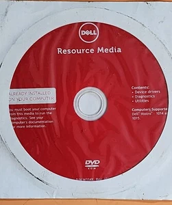 Dell Vostro 1014 / 1015 Resource Media Driver Recovery DVD - SEALED - W334X - Picture 1 of 2