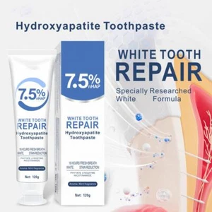 120 g de pasta de dientes hidroxiapatita para protección de esmalte, blanqueamiento suave de menta DE - Imagen 1 de 10