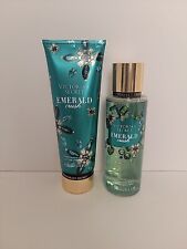 2x Victorias Secret Emerald Crush Fragrance Lotion & Fragrance SEALED