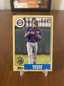 2022 Topps Update Royce Lewis RC Rookie 1987 35th Anniversary Insert #87TBU-3