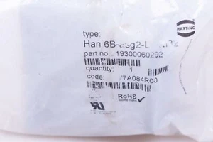 HARTING Han 6b-asg2-lb-m32 19300060292 Base Housing Längsbügel Boxed - Picture 1 of 1