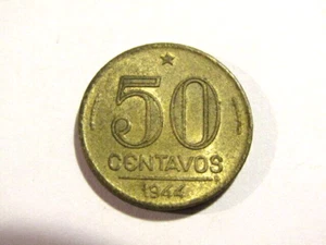 Brasilien 1944 50 Centavos Münze - Bild 1 von 5