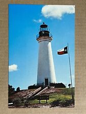 Postcard Old Lighthouse Port Isabel Texas TX South Padre Island Vintage PC