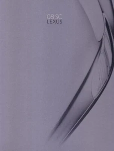 2008 LEXUS SC 430 sales brochure catalog 08 US SC430 - Picture 1 of 1