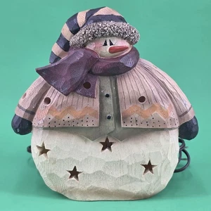 Crazy Mountain leuchtende Schneemann-Figur 7 Zoll groß Licht funktioniert - Bild 1 von 13