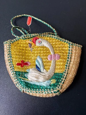 Cartera Swan Basket vintage, nueva con etiquetas Foto 1 de 4