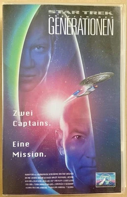 VHS - STAR TREK - Treffen der Generationen - Zwei Captains. Eine Mission - Bild 1 von 2