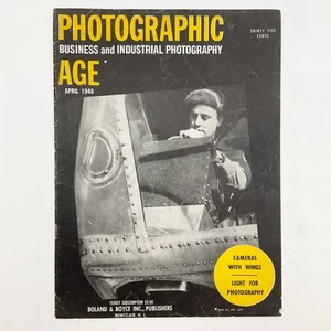 Photographic Age Magazine April 1948 Cameras with Wings Lighting Photography - Imagen 1 de 18