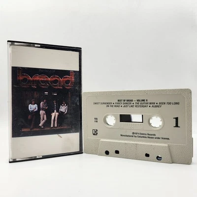 Best Of Bread Volume II Cassette 1974 Elektra Records Columbia House Club TC5110 - Image 1 of 3