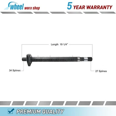 Eje intermedio CV delantero derecho para Chevrolet Equinox 3,4 L tracción delantera 2008 2009 Foto 1 de 2