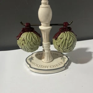 Grasslands Road Rare sprinkle on holiday cheer, hanging salt and pepper, shaker - Picture 1 of 12