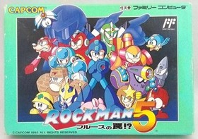 CAPCOM Famicom software Rockman 5Blues no Wana