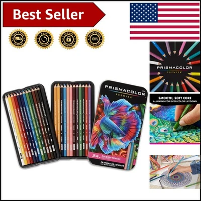 24 Count Premier Soft Core Colored Pencils - Ideal for Professionals & Kids - Image 1 of 4