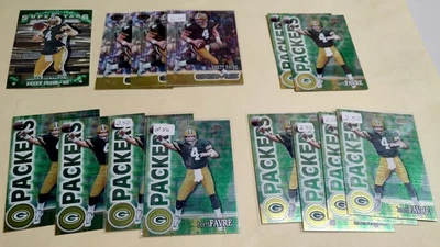 Brett Favre 2000 Topps Finest LOT OF 14 #205 Gems #41 #S12 Super stars - Image 1 of 2