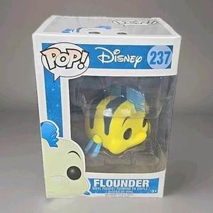 Funko POP! Disney La Sirenetta Flounder #237 figurina in vinile nuova con scatola rara - Foto 1 di 7
