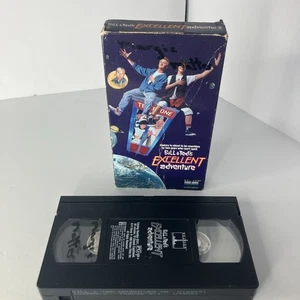 Bill and Ted's Excellent Adventure VHS 1989 Keanu Reeves - Picture 1 of 4