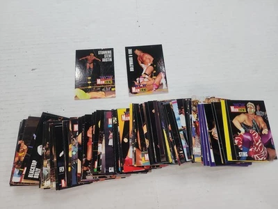 1995 Cardz WCW Main Event Wrestling Complete  Set 1-100 Stone Cold & Sting RC - Image 1 of 4