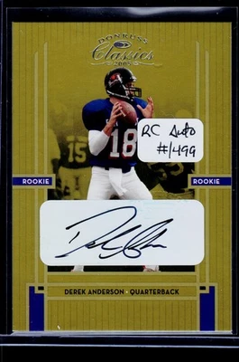 2005 Donruss Classics #230 Derek Anderson #/499 - Image 1 of 2