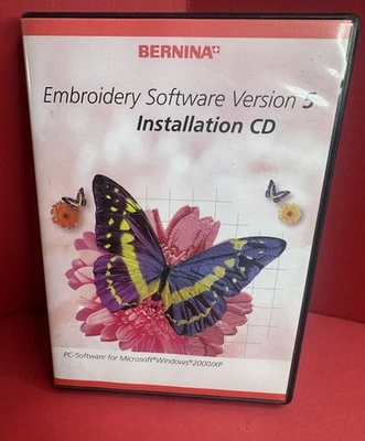 Bernina Embroidery Software 5 Installation Replacement CD (No Dongle)  - Image 1 of 4