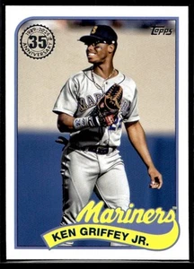 2022 Topps Serie 1 1989 Béisbol Ken Griffey Jr. Seattle Mariners #89B-25 - Imagen 1 de 2