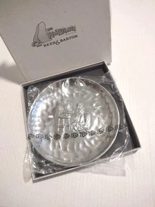1994 Reed & Barton Hanna Barbera Flintstones Fred Pebbles Silver Plate 7” W/Box - Picture 1 of 10