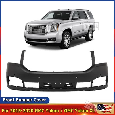 Primed Front Upper Bumper Cover Fascia For 2015-2020 GMC Yukon&Yukon XL 84407940 - Image 1 of 4