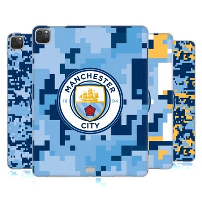 MANCHESTER CITY MAN CITY FC DIGITAL CAMOUFLAGE GEL CASE FOR APPLE SAMSUNG KINDLE - Image 1 of 4
