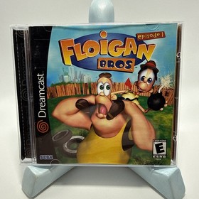Floigan Bros.: Episode 1 (Sega Dreamcast, 2001) Replace Case Tested Authentic