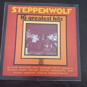 STEPPENWOLF- 16 GREATEST HITS- VINYL LP GERMANY ABC BRILLIANT VINYL CONDITION - Picture 1 of 9